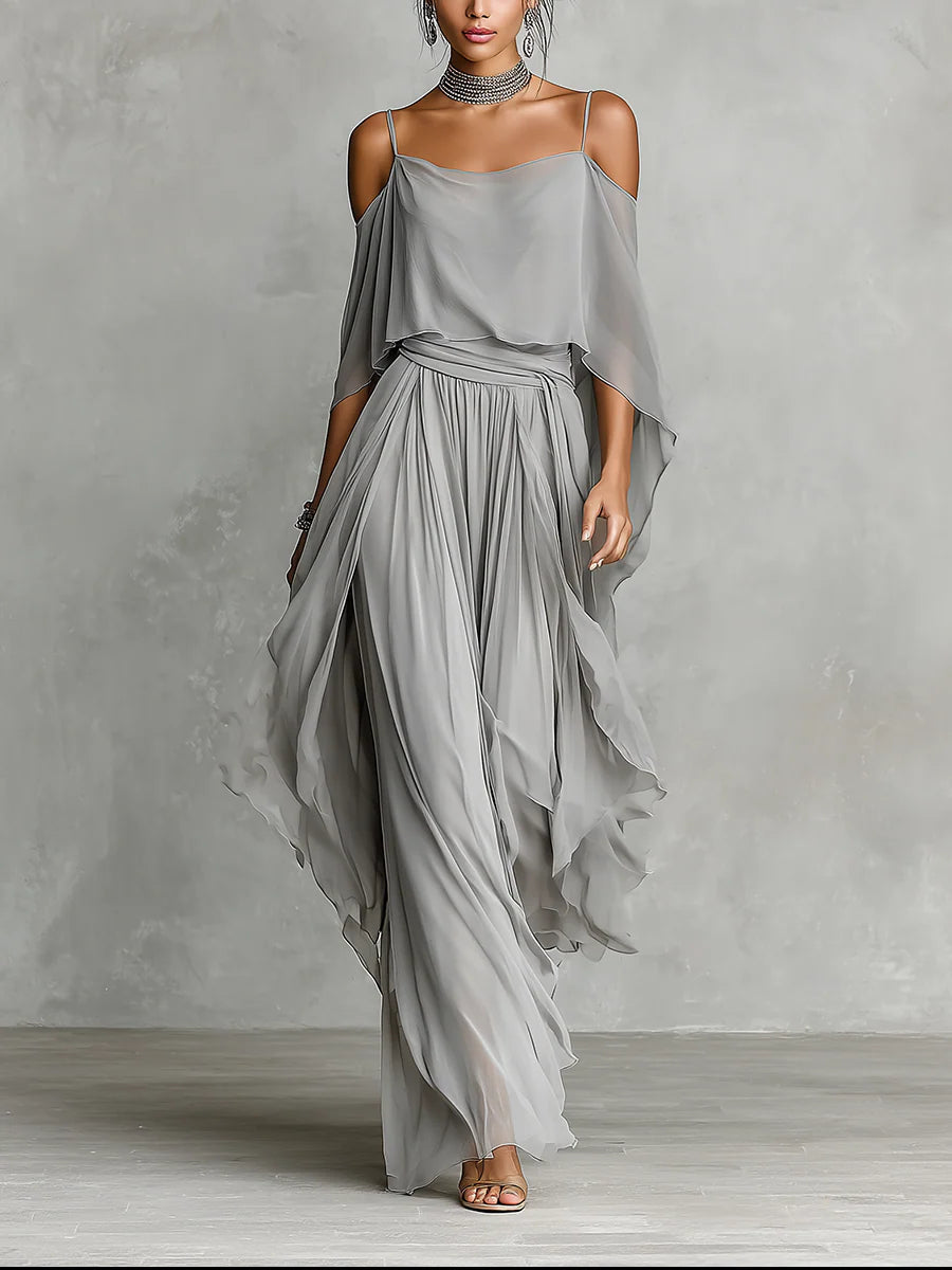 Isabella | Draped Two-Piece Set