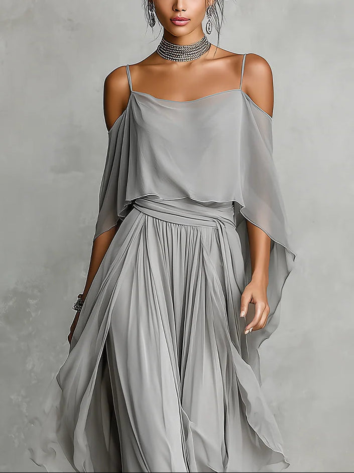 Isabella | Draped Two-Piece Set