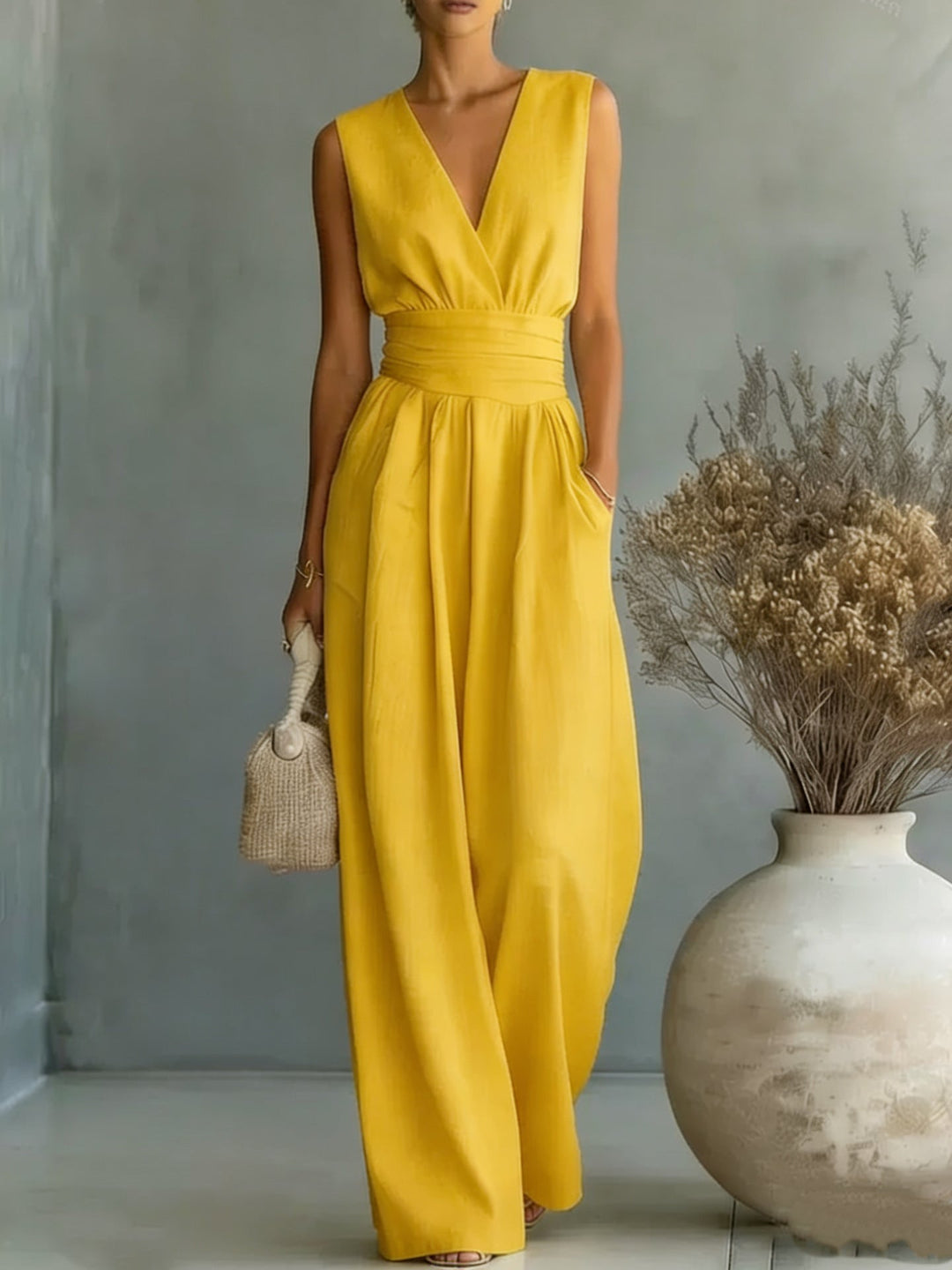 Maria | Elegant Wide-Leg Jumpsuit