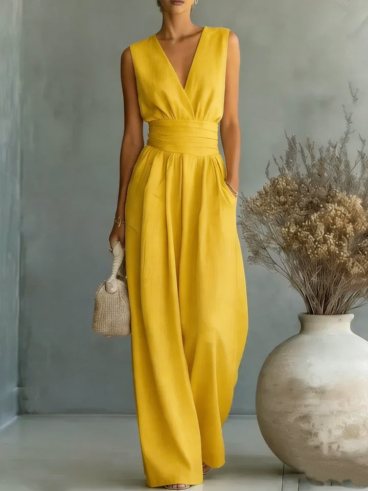 Maria | Elegant Wide-Leg Jumpsuit