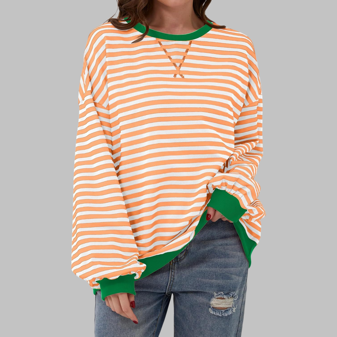 Luka | Casual Long Sleeve Striped Shirt