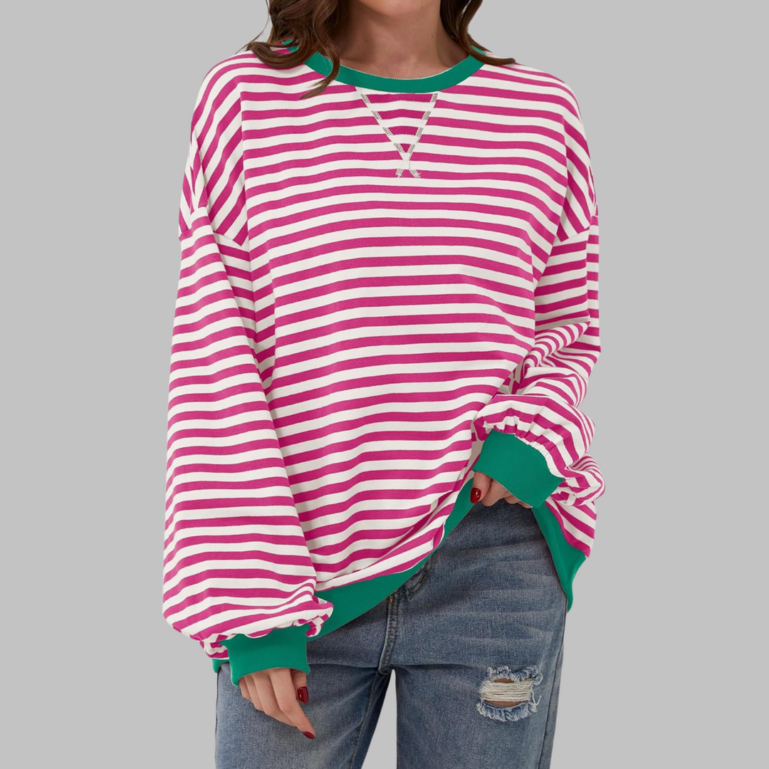 Luka | Casual Long Sleeve Striped Shirt