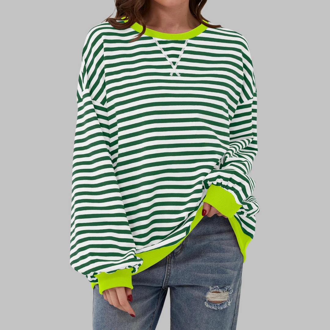 Luka | Casual Long Sleeve Striped Shirt