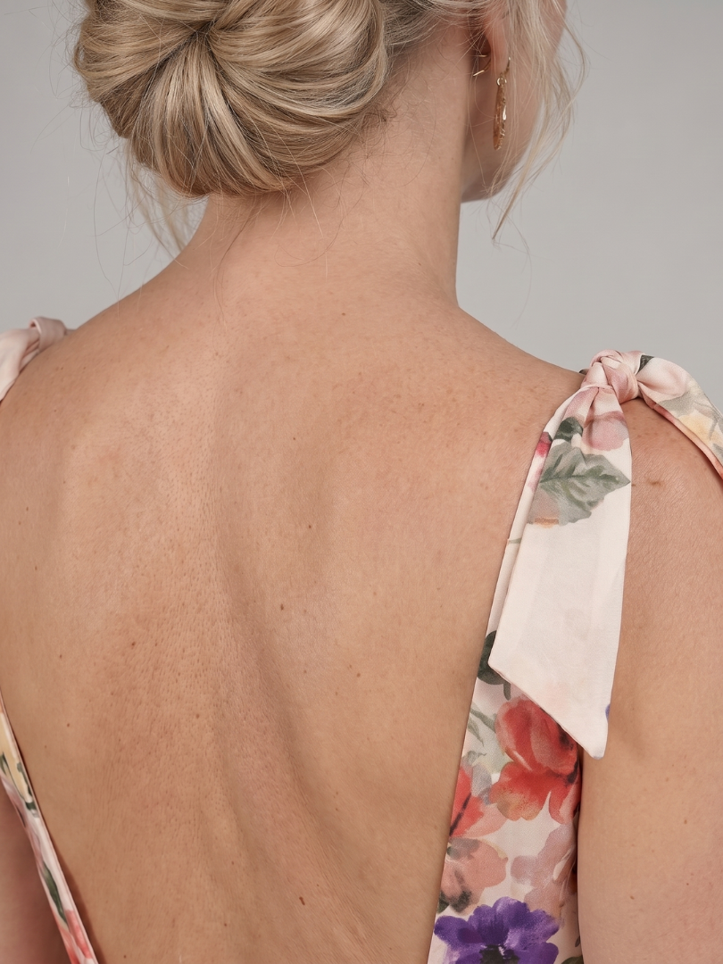 Auvelle | Robe Maxi à Jupe Fluide Sans Manches