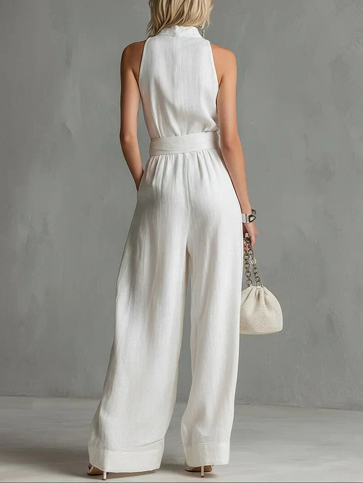 Sienna | Belted Wide-Leg Jumpsuit