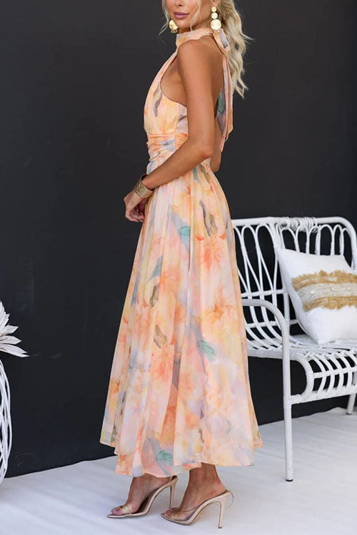 Ava | Printed Maxi Dress