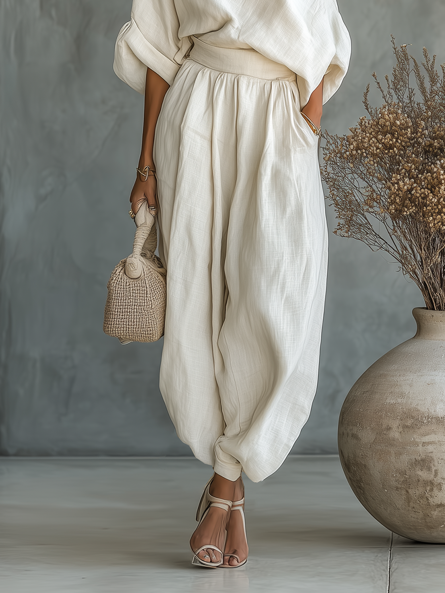 Aurélie | Draped Two-Piece Set