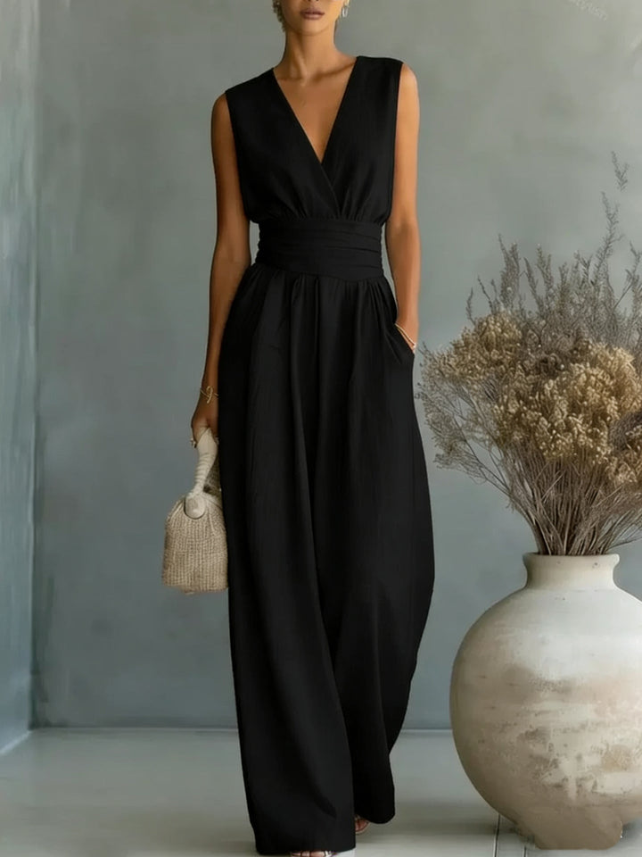 Maria | Elegant Wide-Leg Jumpsuit