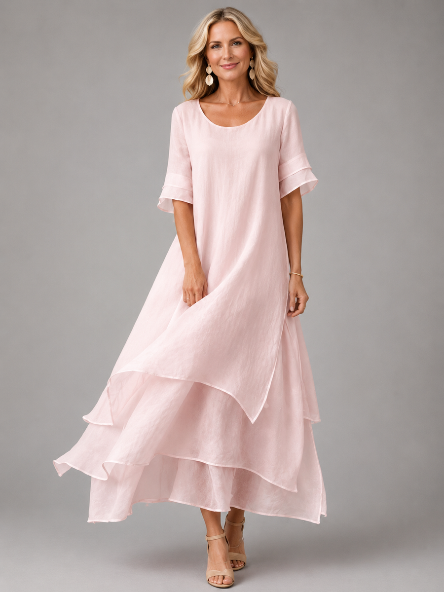 Liora | Flowing Layered Mini Dress