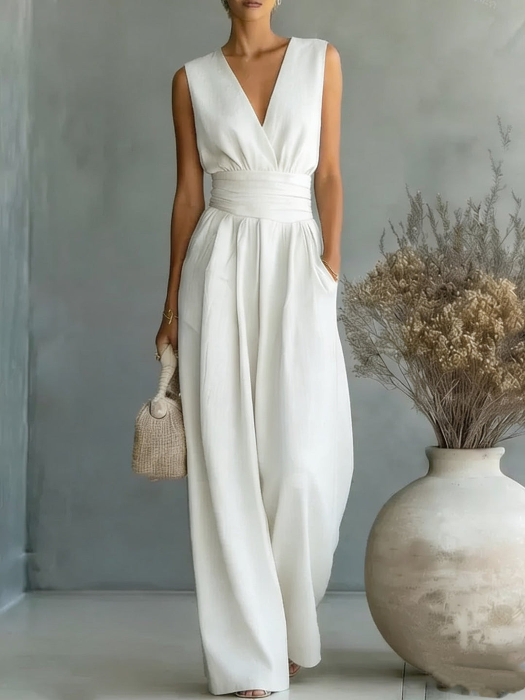 Maria | Elegant Wide-Leg Jumpsuit