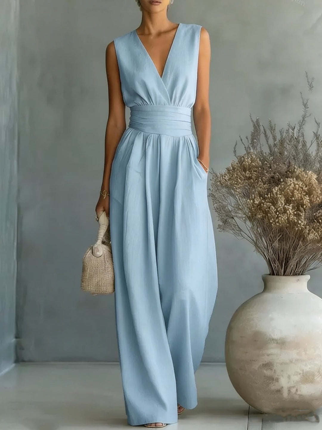 Maria | Elegant Wide-Leg Jumpsuit