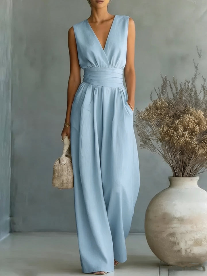 Maria | Elegant Wide-Leg Jumpsuit