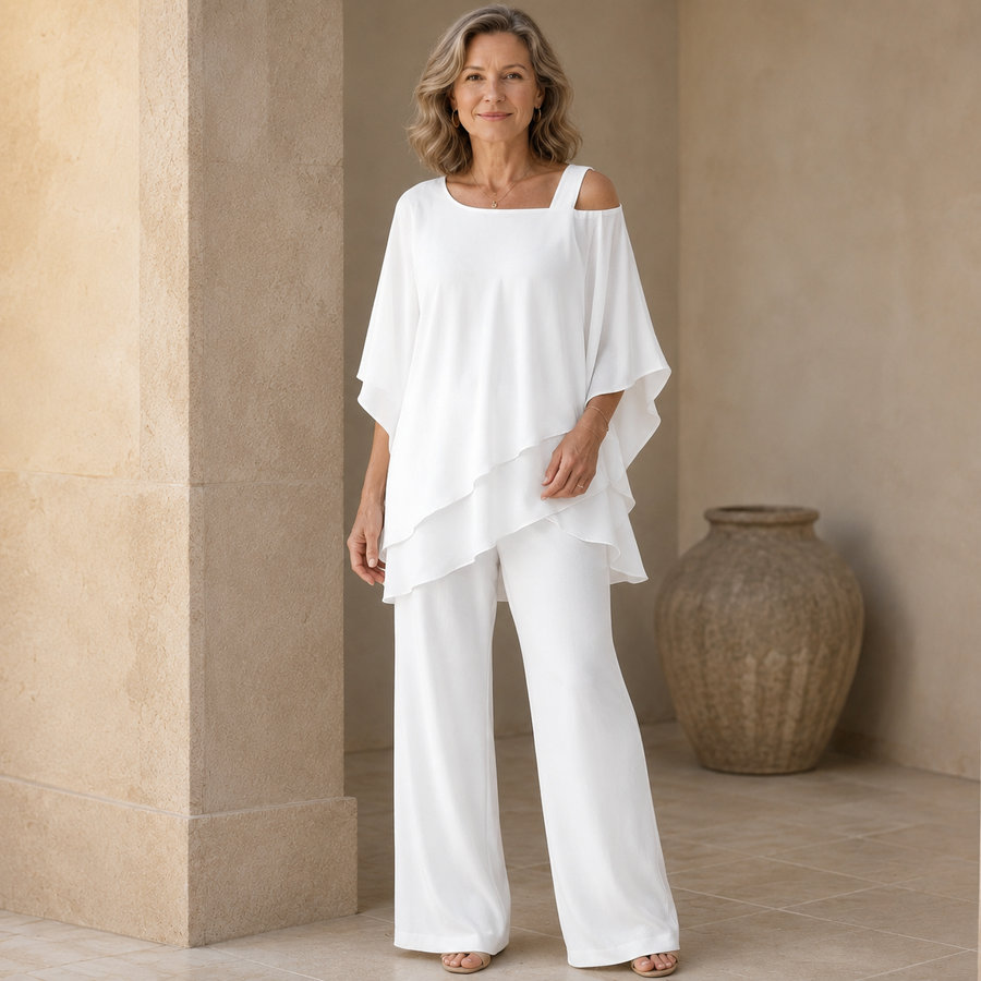 Mariella | Draped Two-Piece Set