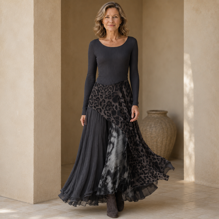 Martina | Printed Bohemian Maxi Dress