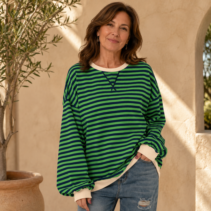 Luka | Casual Long Sleeve Striped Shirt
