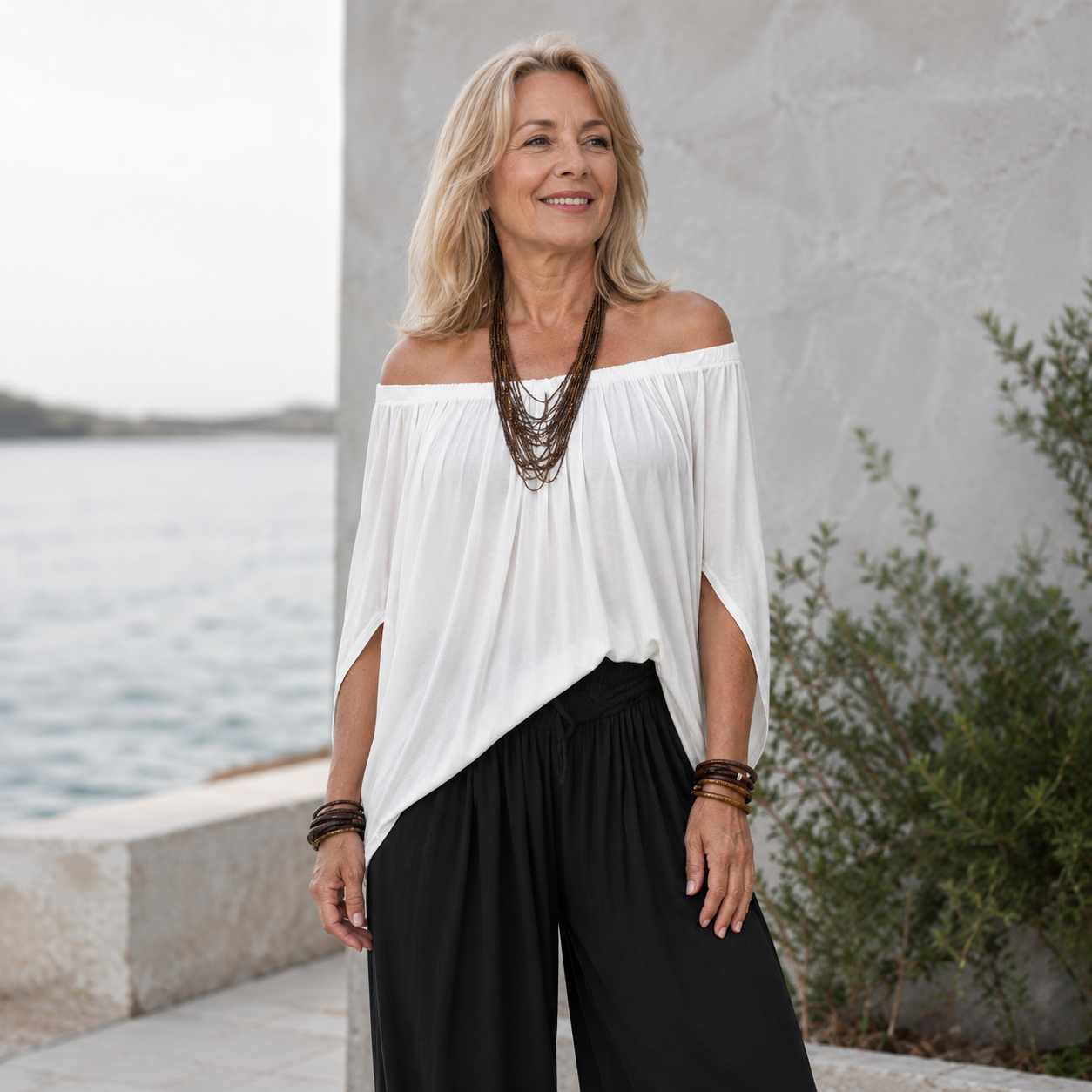 Natalie | Off-Shoulder Wide-Leg Set
