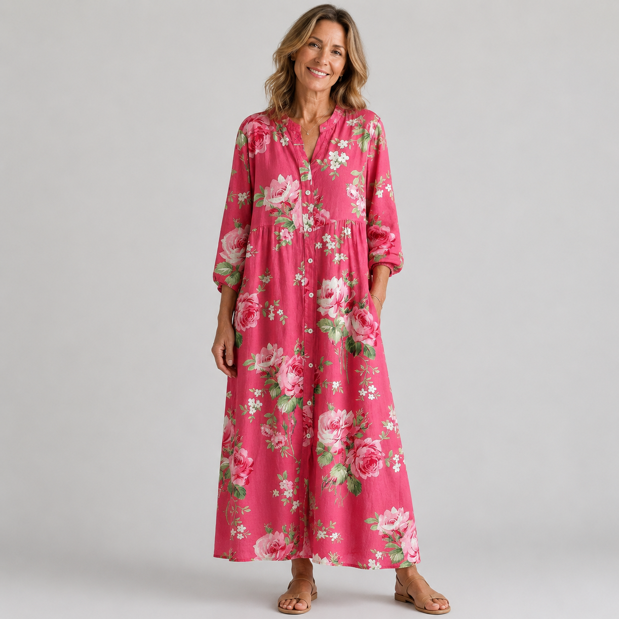 Maddie | Art Floral Dress