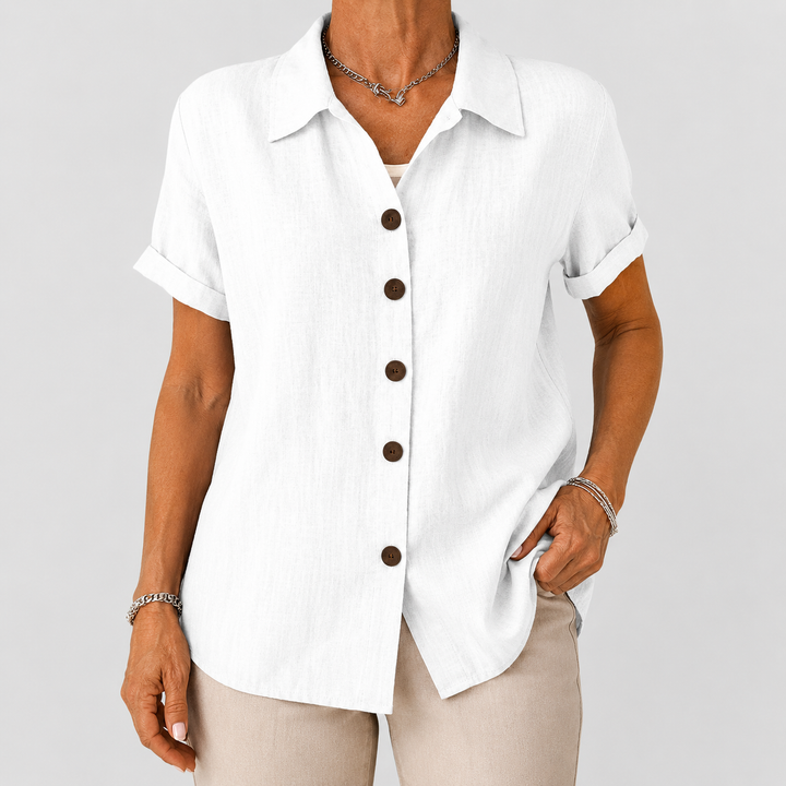 Kate | Linen Button Down Shirt