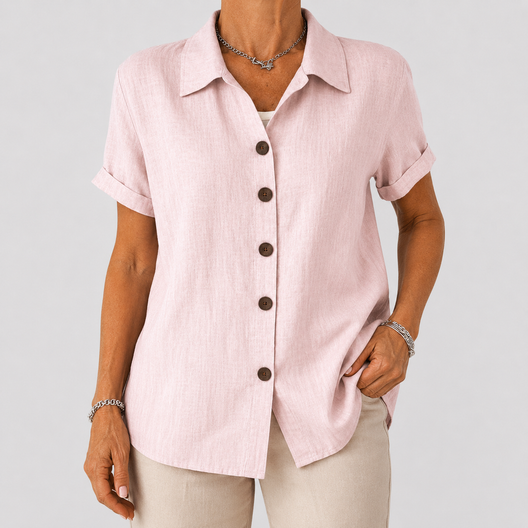 Kate | Linen Button Down Shirt