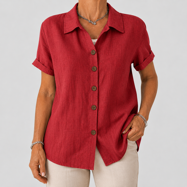 Kate | Linen Button Down Shirt