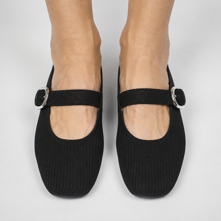 Juliette | Buckled Mary Jane Flats