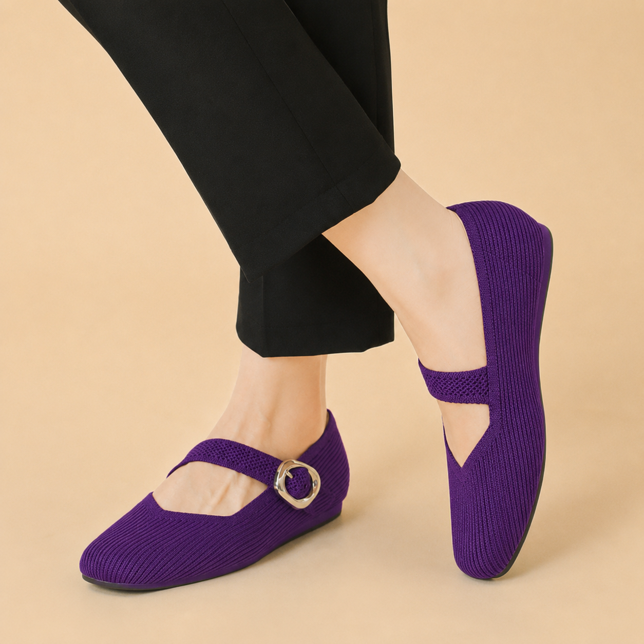 Juliette | Buckled Mary Jane Flats