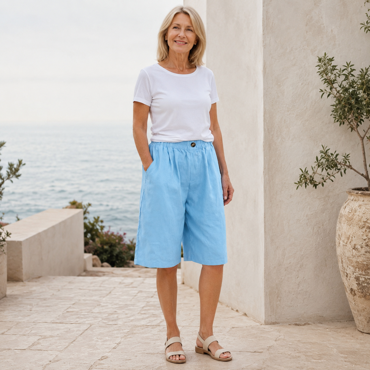 Elodie | Relaxed Bermuda Shorts