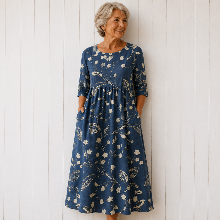 Vera | Flirty Floral Midi Dress