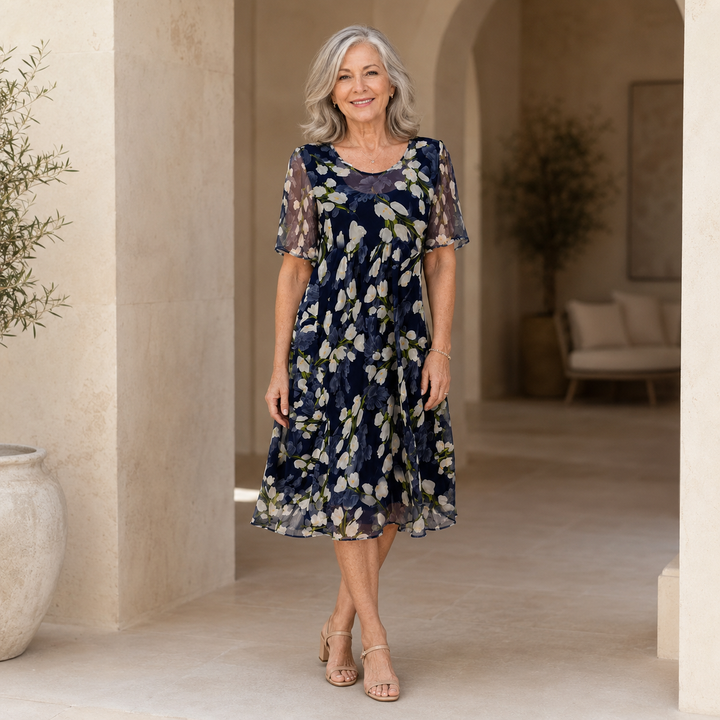 Evelyn Grace Floral Dress
