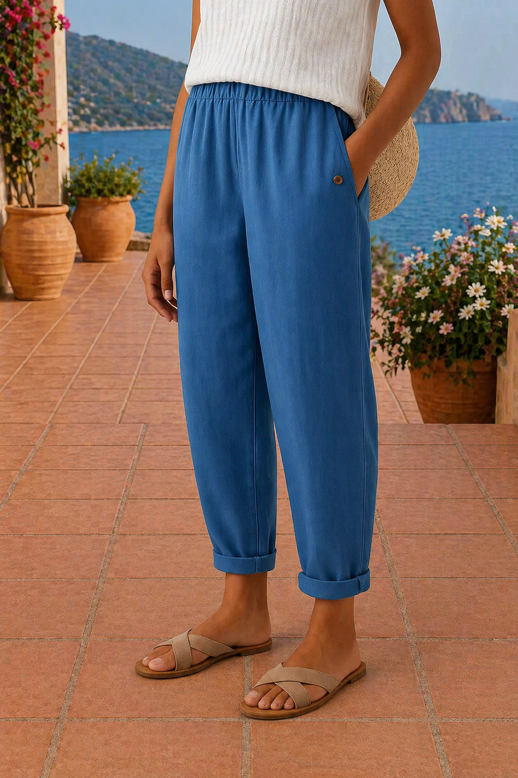 Maja | Relaxed Cuffed Pants