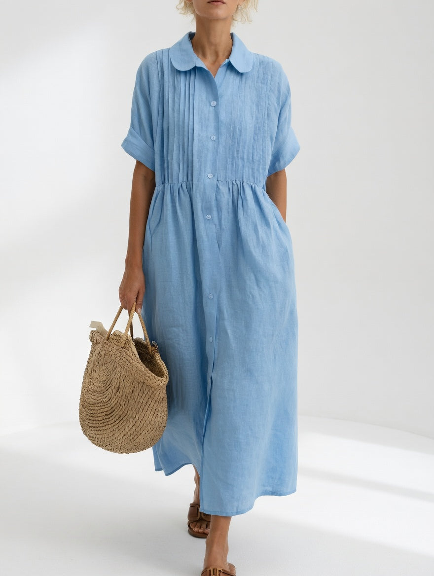 Noelle | Button-Front Maxi Dress