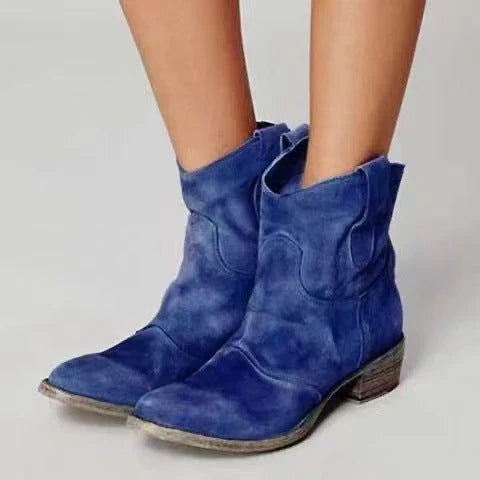 Elara | Western Ankle Boots