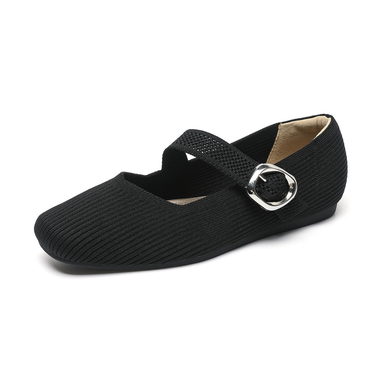 Juliette | Buckled Mary Jane Flats