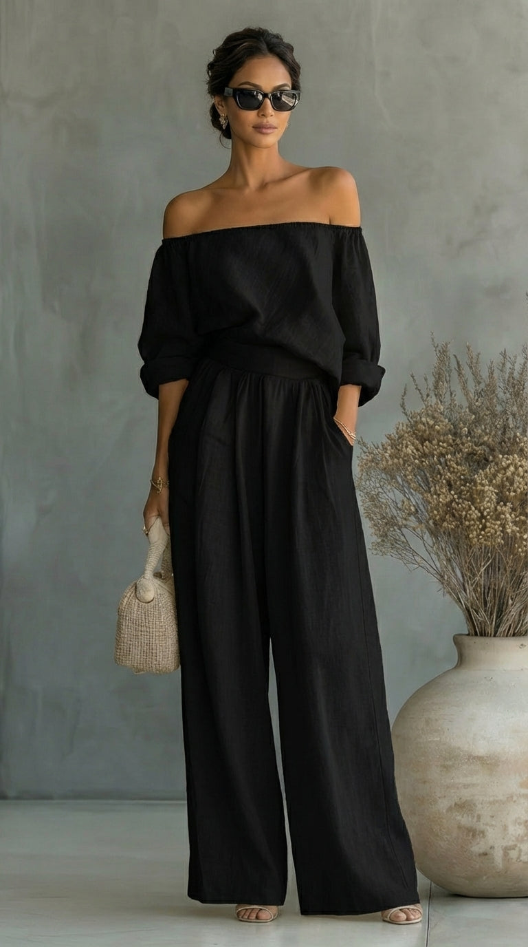 Liliana | Off-Shoulder Two-Piece Set