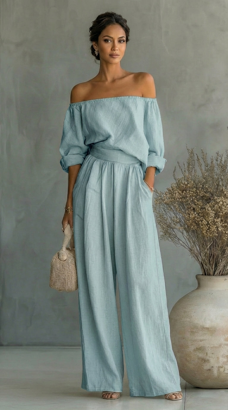 Liliana | Off-Shoulder Two-Piece Set