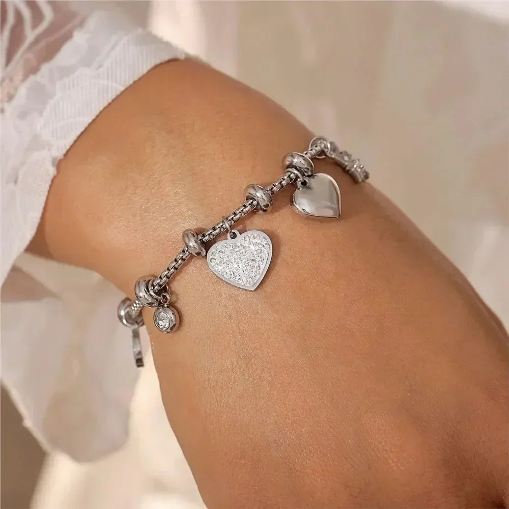 Amélie | Bracelet Doré à Breloques