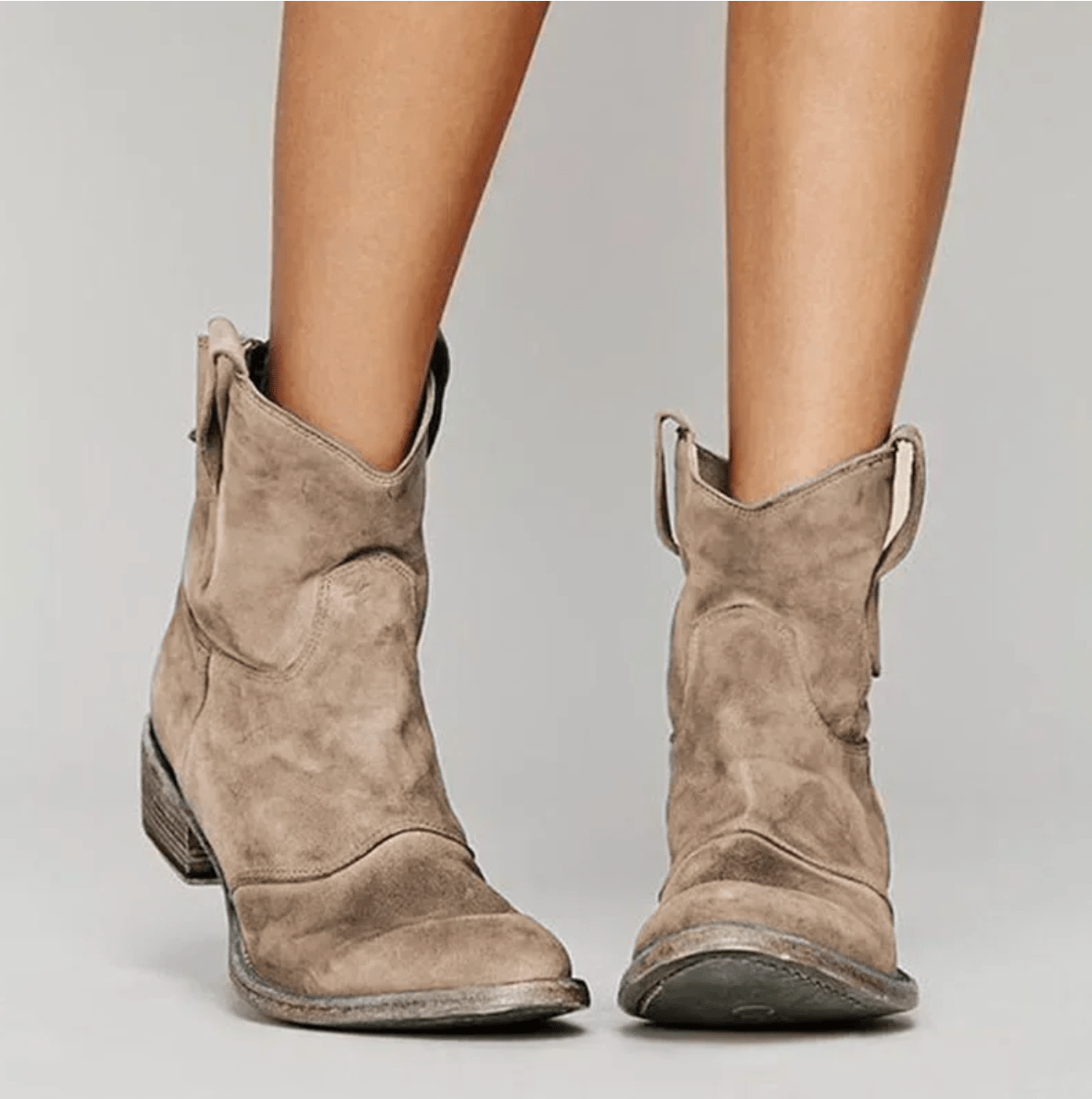 Elara | Western-Inspired Ankle Boots