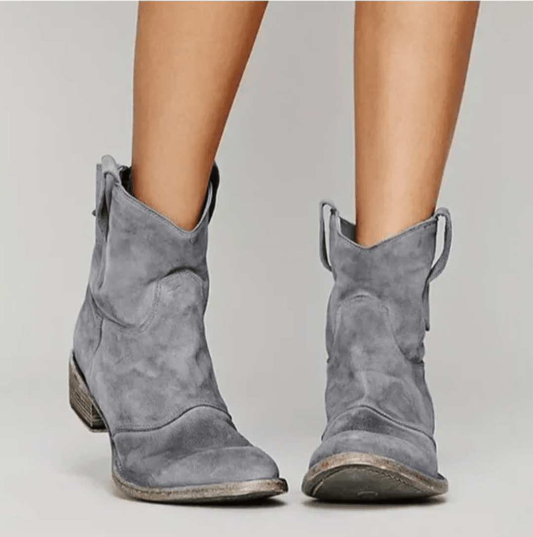 Elara | Western Ankle Boots