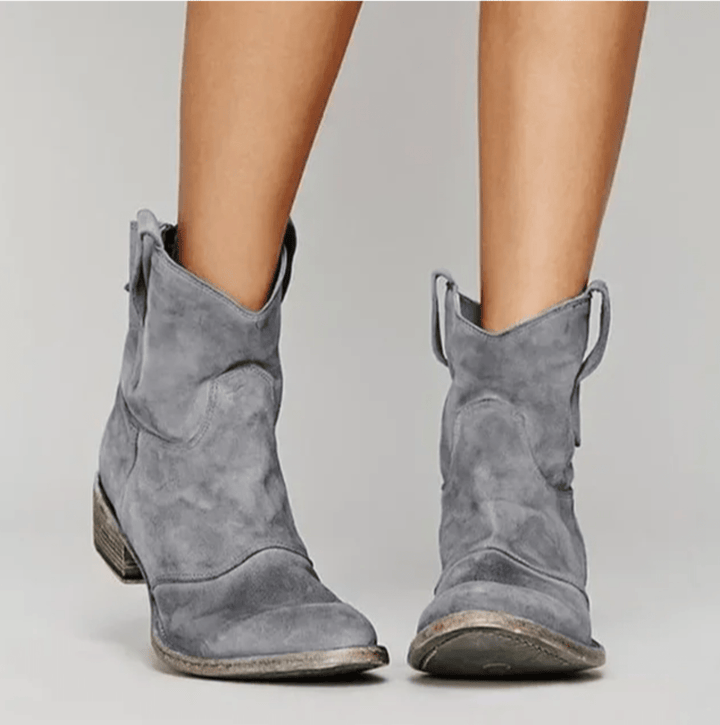 Elara | Western Ankle Boots