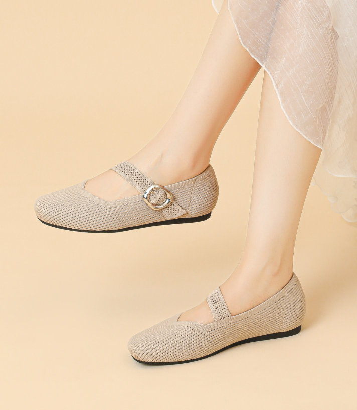 Juliette | Buckled Mary Jane Flats