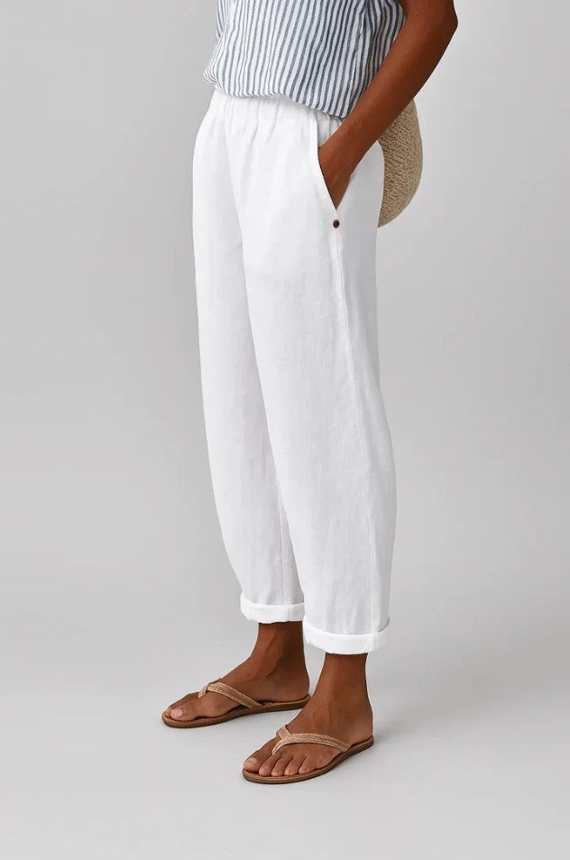 Laurent Atelier™ | Timeless Linen-Cotton Trousers