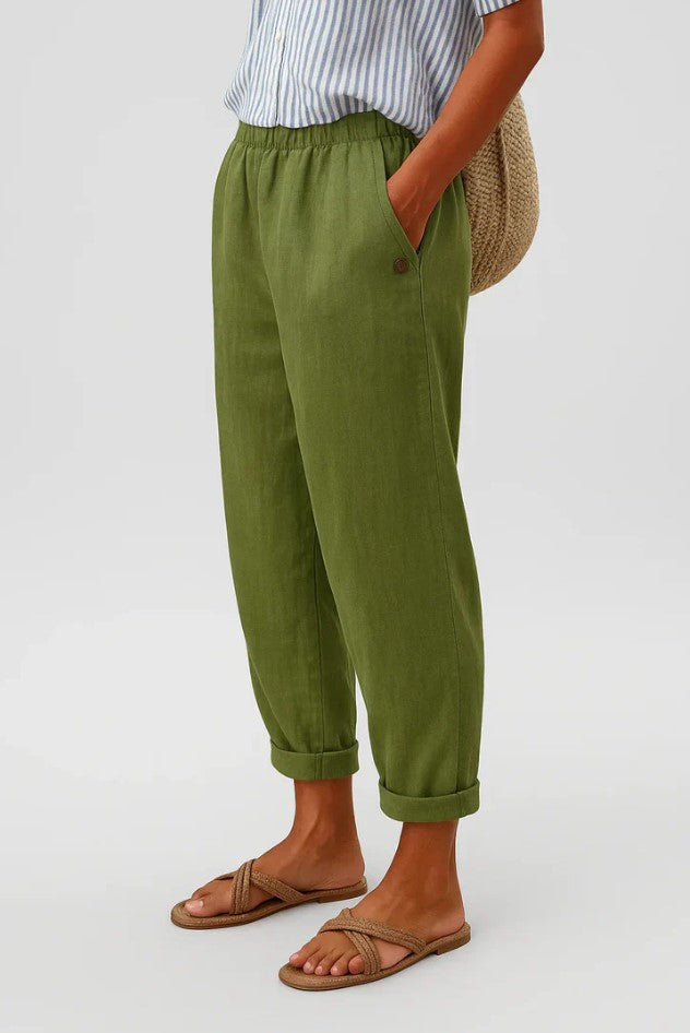 Laurent Atelier™ | Timeless Linen-Cotton Trousers