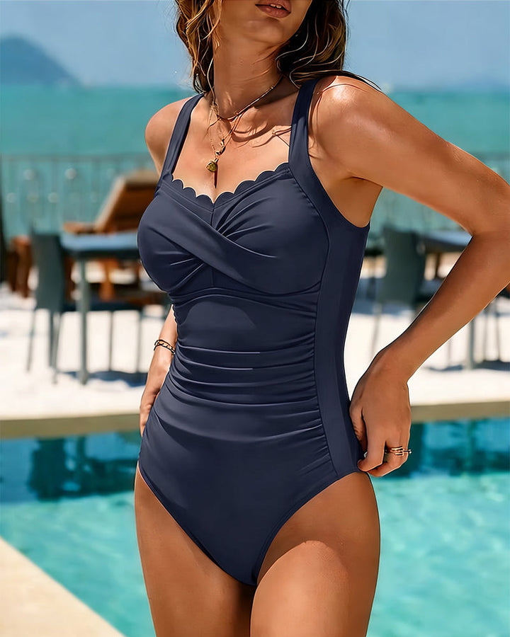 Adele | Scalloped One-Piece Swimsuit