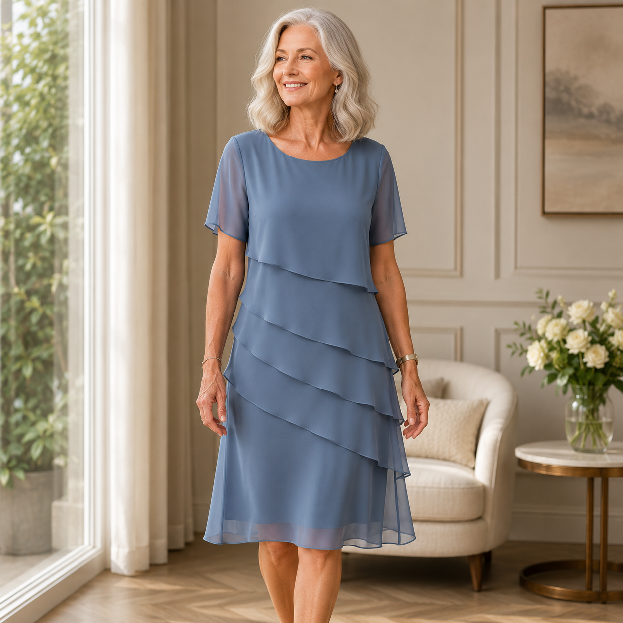 Camille | Layered Occasion Dress