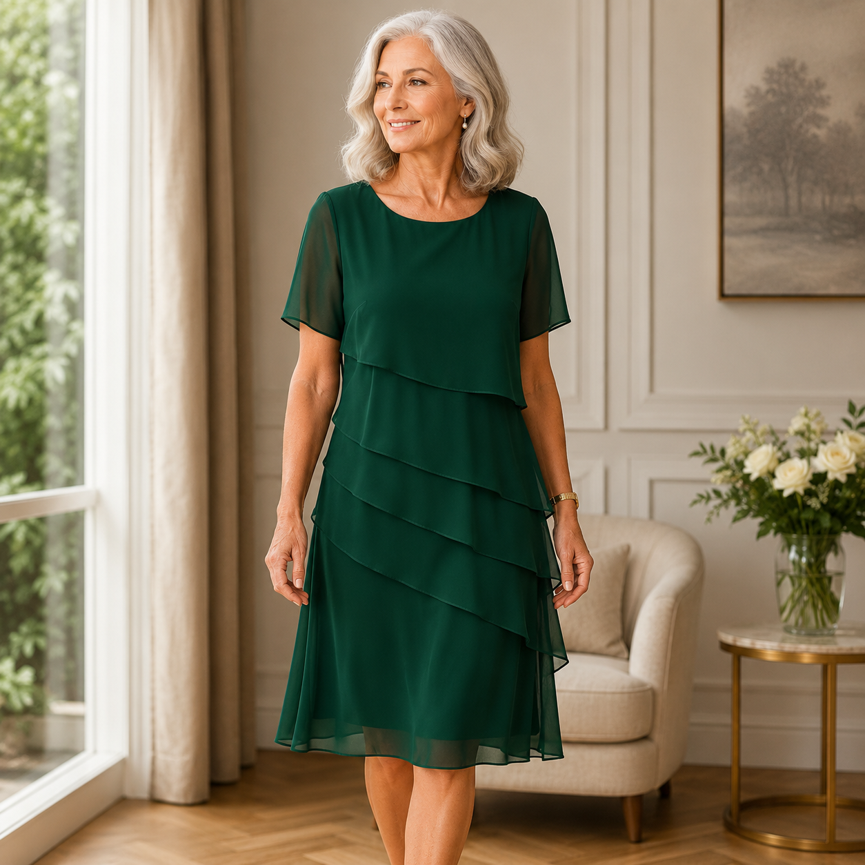 Camille | Layered Occasion Dress
