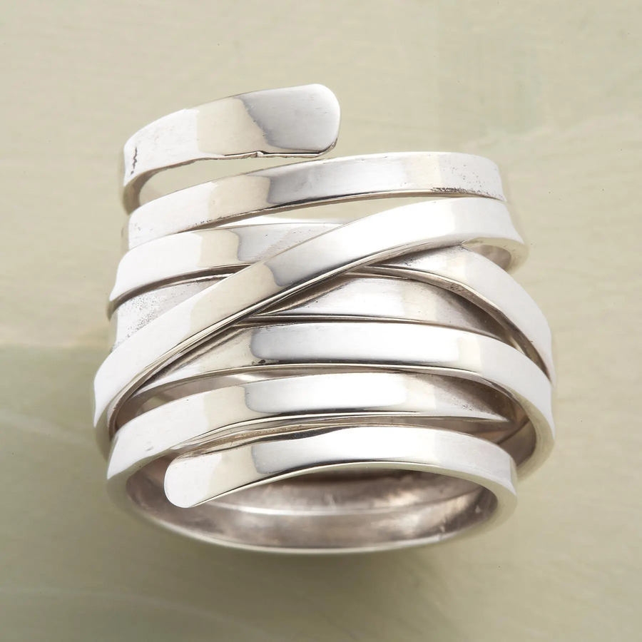 Bague en Argent Vintage Élégante