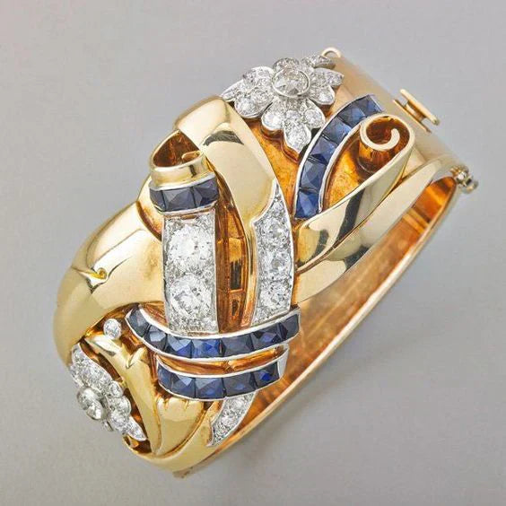 Bague en Or Vintage avec Zirconia