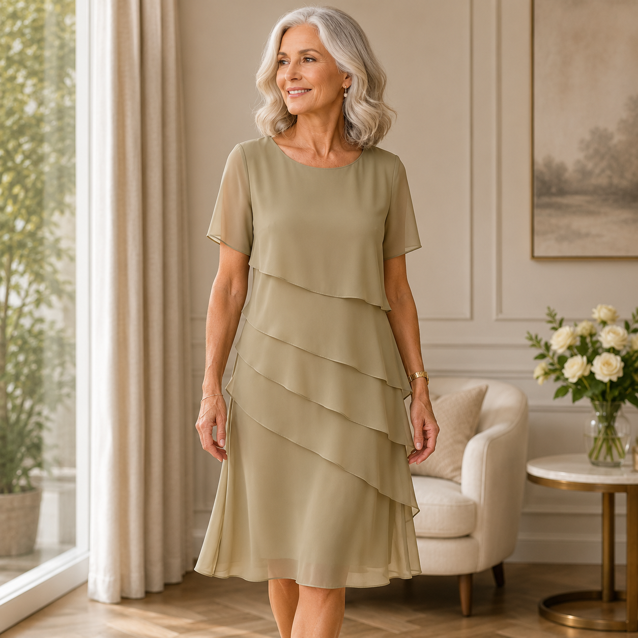 Camille | Layered Occasion Dress