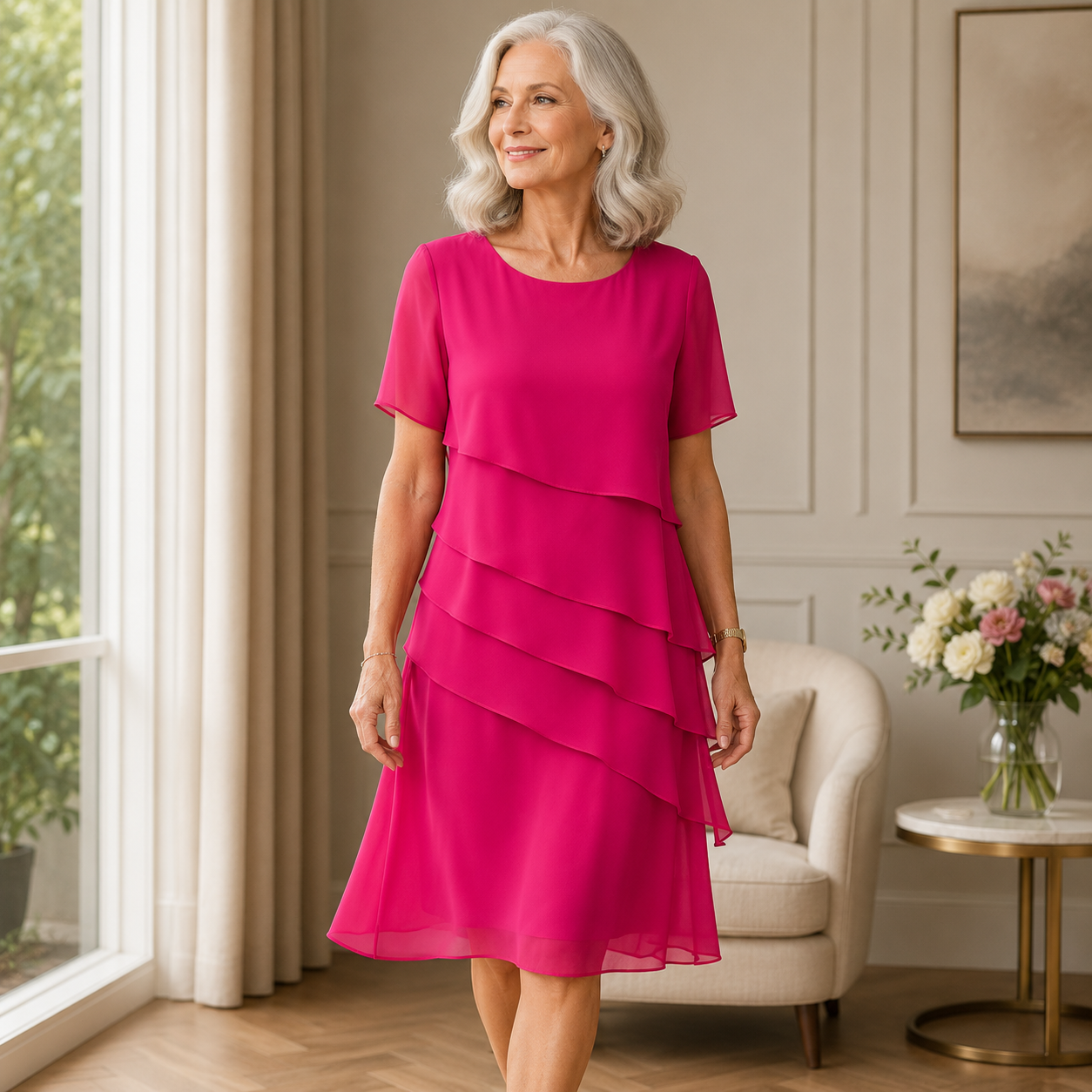 Camille | Layered Occasion Dress