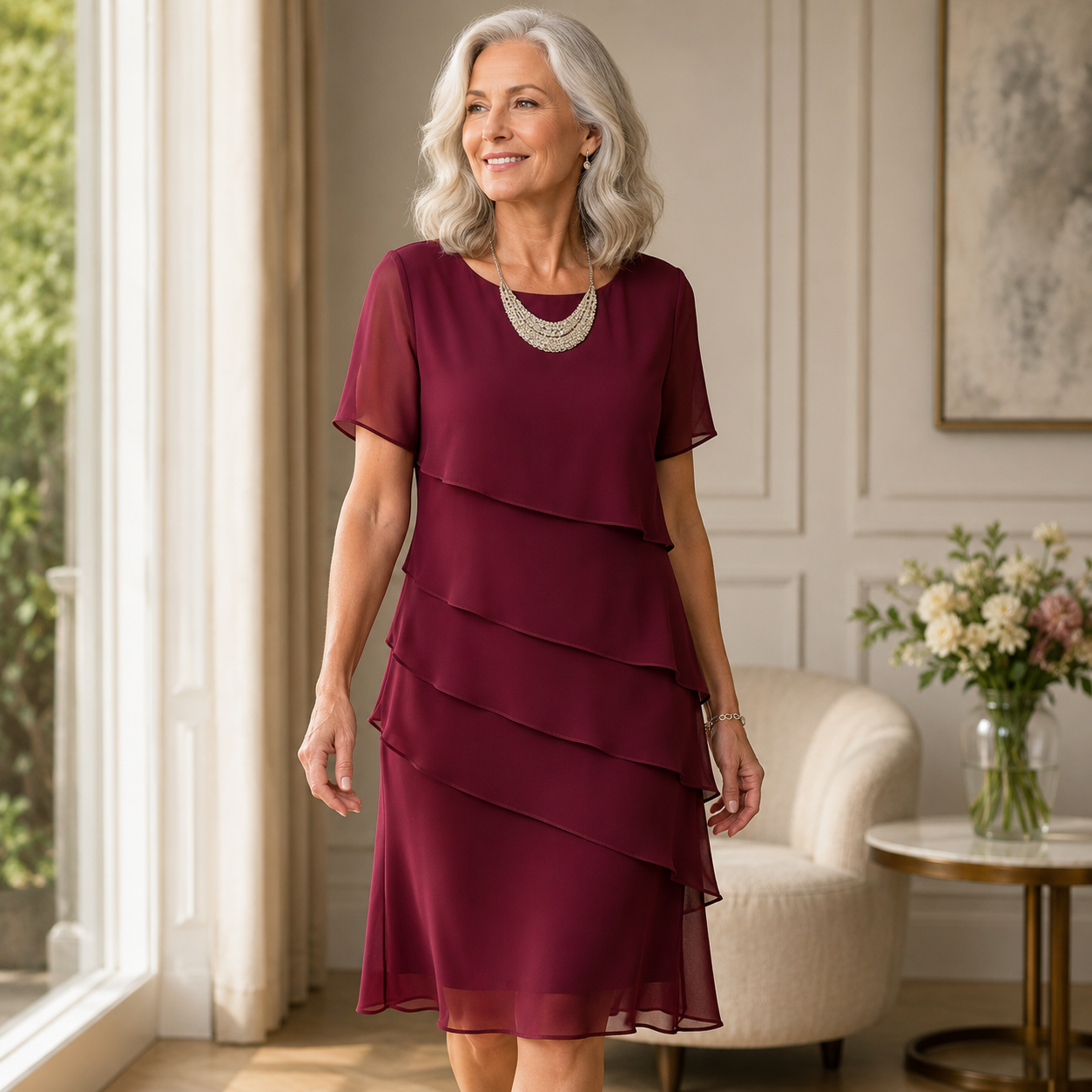 Camille | Layered Occasion Dress
